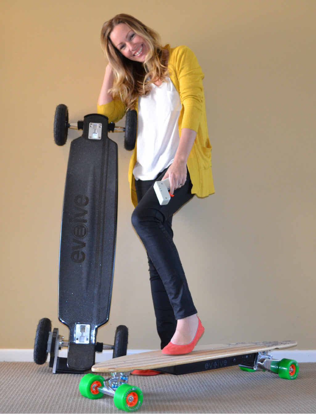 POWER PLAY: Fleur Anning is wrapped with the success of her Evolve electric skateboards. POWER PLAY: Fleur Anning is wrapped with the success of her Evolve electric skateboards.